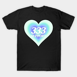 Angel Number 333 Heart Aura T-Shirt